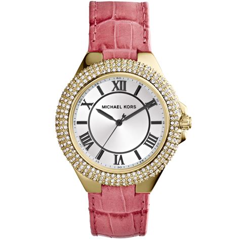 michael kors snakeskin pink watch band|Michael Kors pink watches.